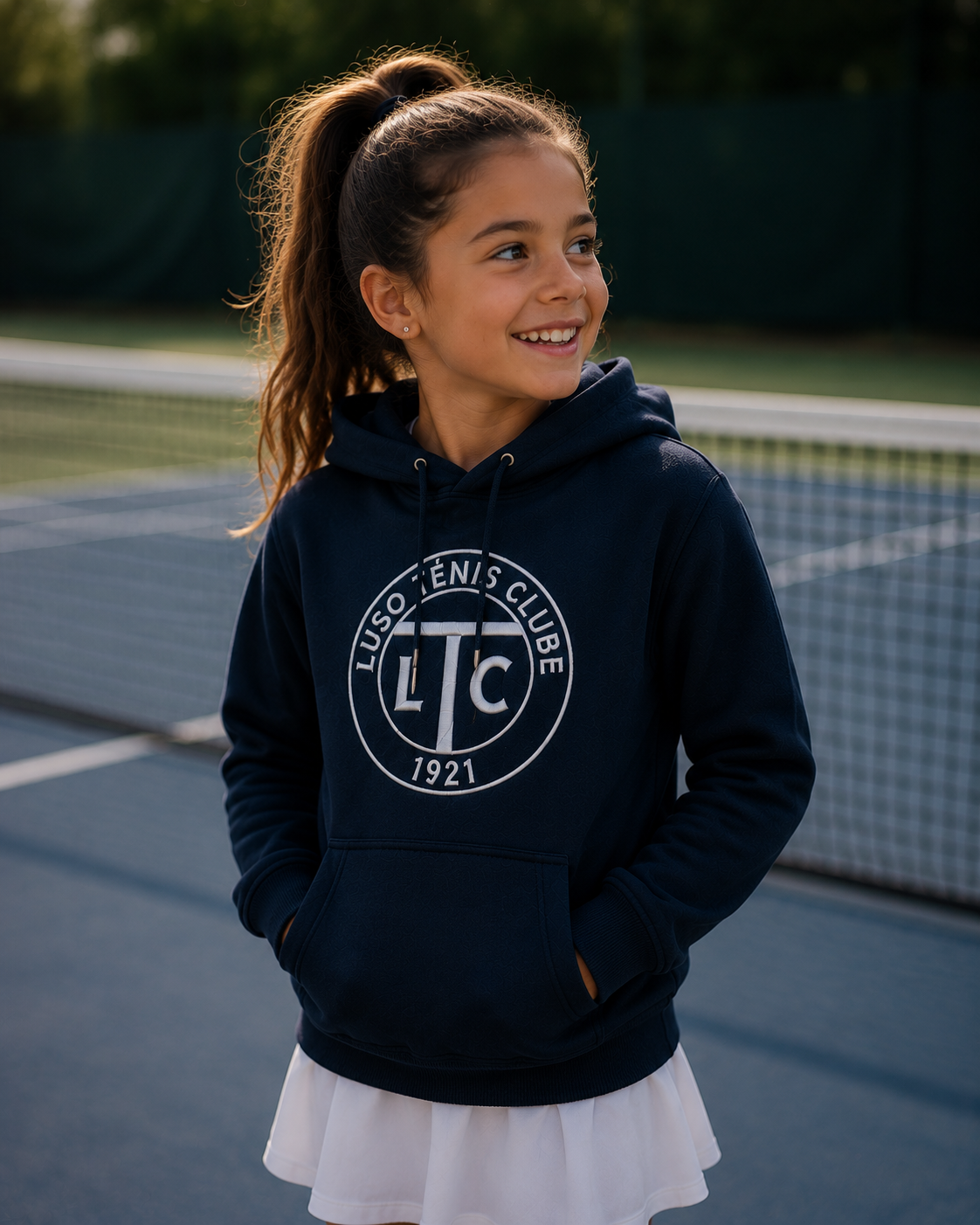 Hoodie Bordado - Luso Ténis Clube