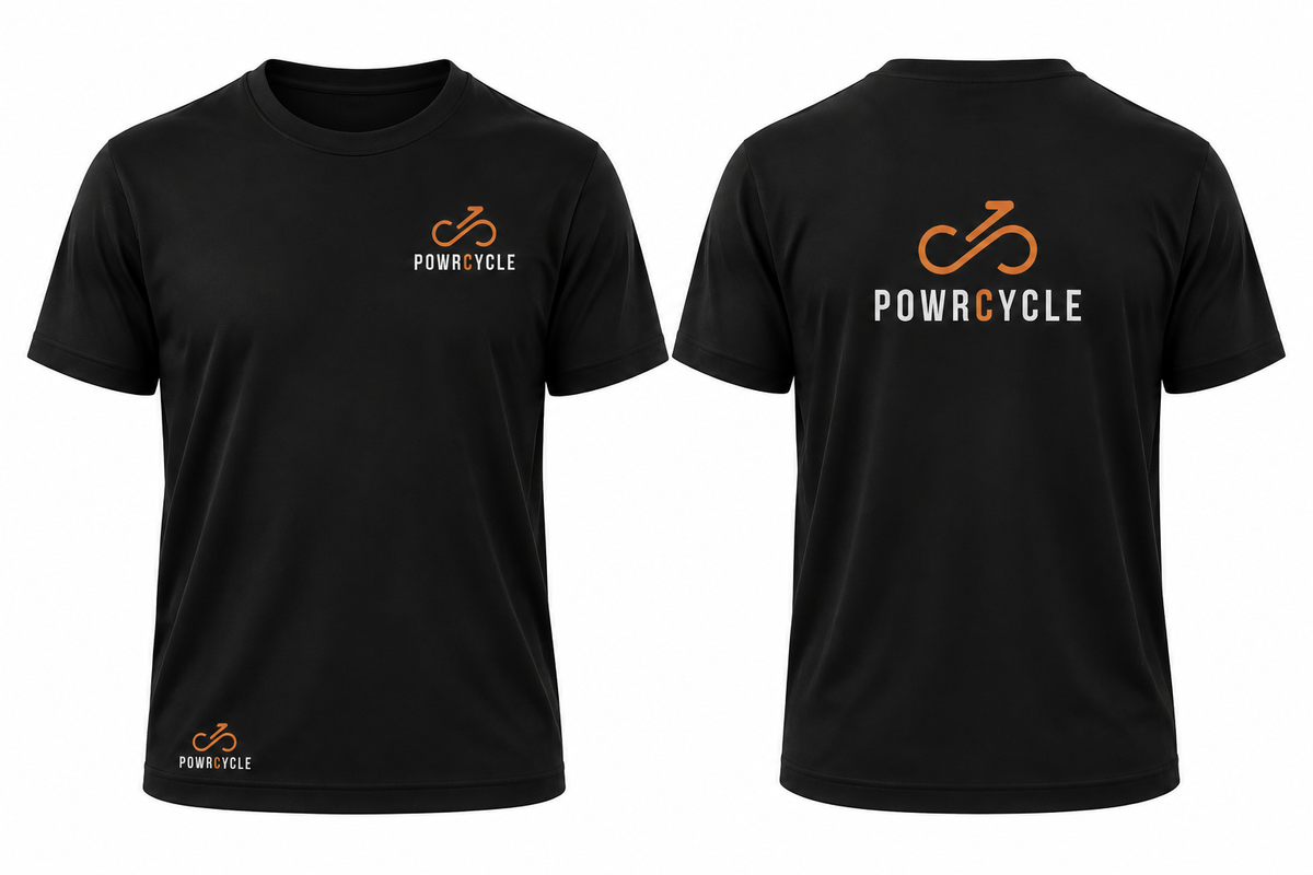PowrCycle — T-Shirt Oficial com Logo