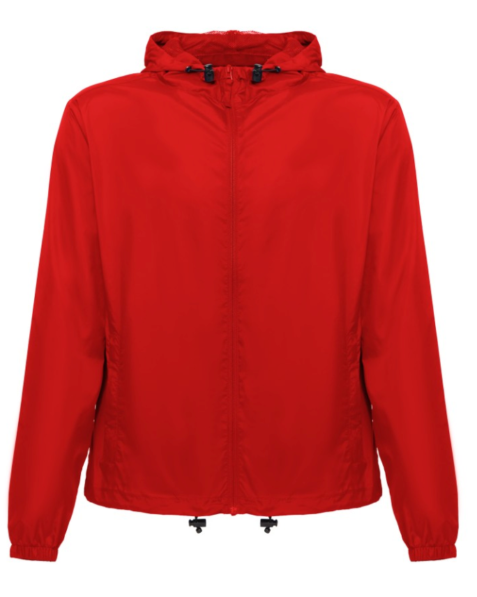 Unisex Lightweight Windbreaker with Lined Hood