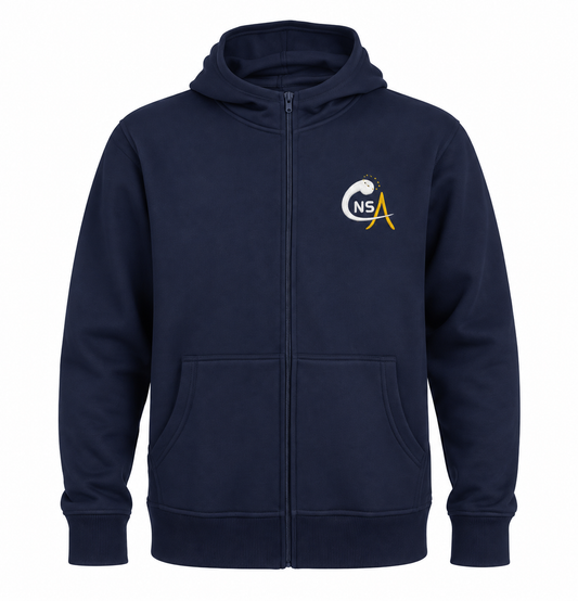 CNSA — Sweatshirt Unissexo com Capuz e Fecho Bordada